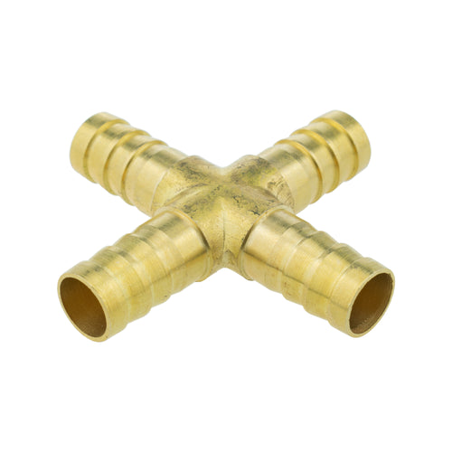 Brass Cross Joiner 10mm Drip Irrigation Fitting Pipe and Water Fitting