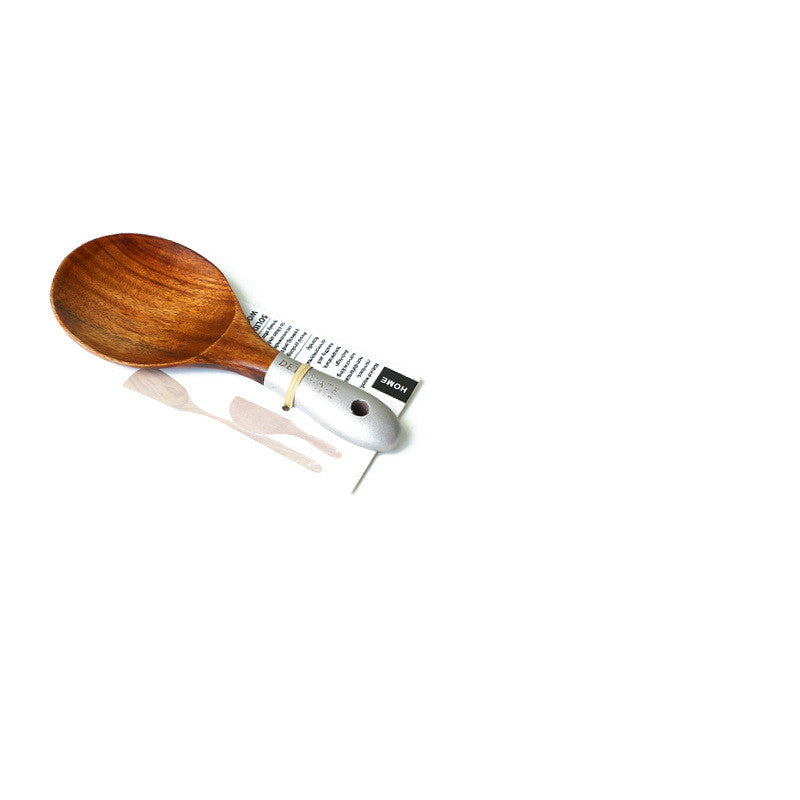 Colorful Teak Lacquer Kitchen Utensils Set