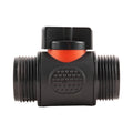 Wall Flange Kit 25mm MDPE + In-Line Valve + 4mm Micro Barb for Hose Pipe Fitting