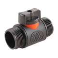 Wall Flange Kit 25mm MDPE + In-Line Valve + 4mm Micro Barb for Hose Pipe Fitting