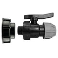 IBC 2 S60X6 Cap with 25mm MDPE Valve MDPE Pipe Connector Drip Irrigation Fitting