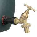 Water Butt Extension Kit 1/2in with Brass Barbed Tap for Drip Irrigation Fitting