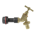 Water Butt Extension Kit 1/2in with Brass Barbed Tap for Drip Irrigation Fitting