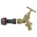 Water Butt Extension Kit 1/2in with Brass Barbed Tap for Drip Irrigation Fitting