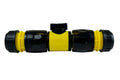 Cost Wise Snap On Male-Male In Line Valve Kit Yellow Black for Hose Pipe Fitting