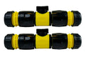 Cost Wise Snap On Male-Male In Line Valve Kit Yellow Black for Hose Pipe Fitting