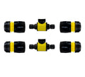 Cost Wise Snap On Male-Male In Line Valve Kit Yellow Black for Hose Pipe Fitting